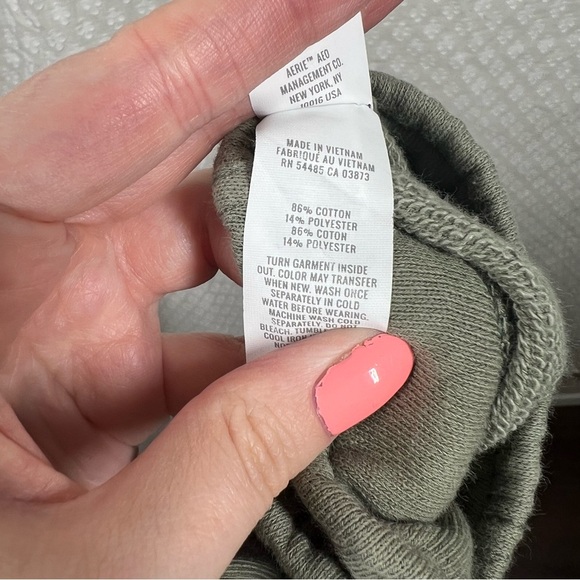 Aerie Green High Rise Sweatpants - Picture 6 of 6